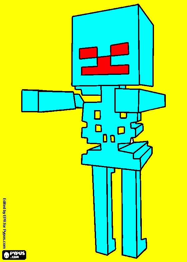 esqueleton para colorir e imprimir