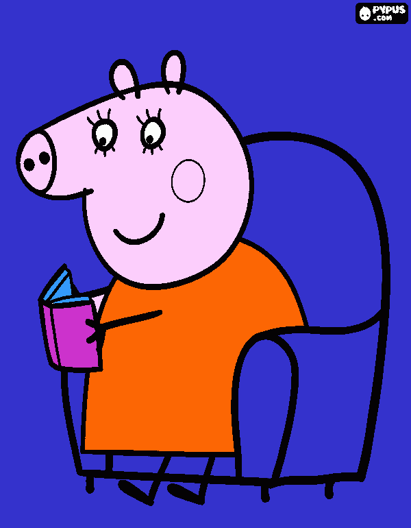 ESSA E MINHA MAMÃE para colorir e imprimir