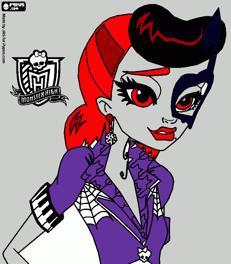 essa e minha versão a operetta para colorir e imprimir