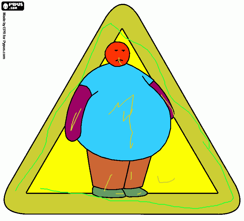 Esse é o desenho que a Ana fez para colorir e imprimir