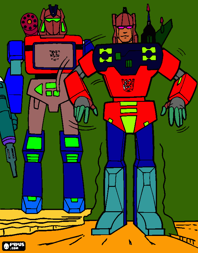 esses dois robos é eu e meu irmao para colorir e imprimir