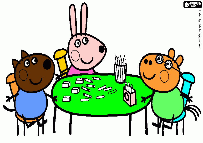 estãõ co çapis na mesa para colorir e imprimir