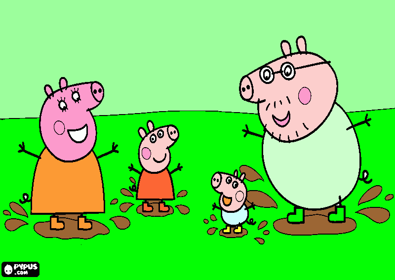 eu  amo  a peppa  eu sou  fã mesmo de  verdade  para colorir e imprimir