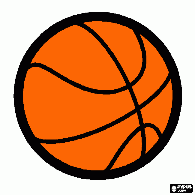Eu amo Basquete para colorir e imprimir