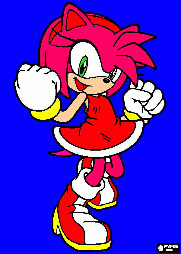 eu amo  o sonic e amy e o sonic fais um par perfeito e muito fofo que lindo bj para colorir e imprimir