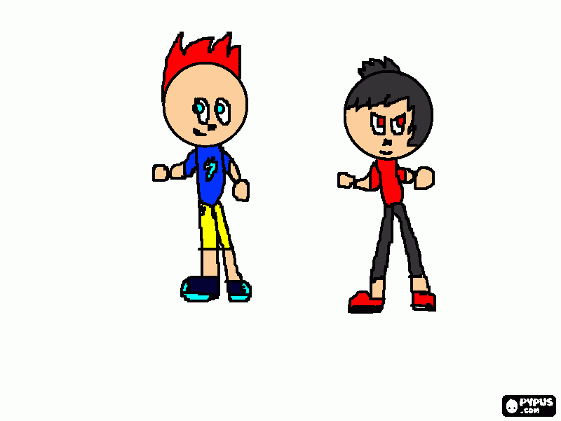 eu e meu amigo para colorir e imprimir
