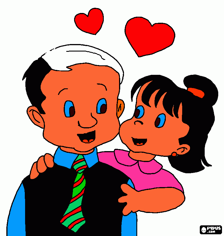 EU E O PADRINHO para colorir e imprimir