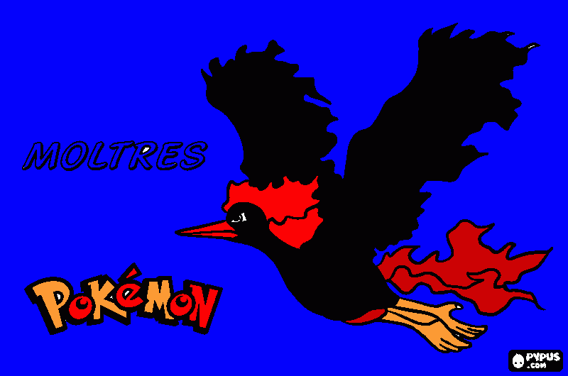 eu pintaei no sai-te dos passaros ledarrios  pokemon para colorir e imprimir