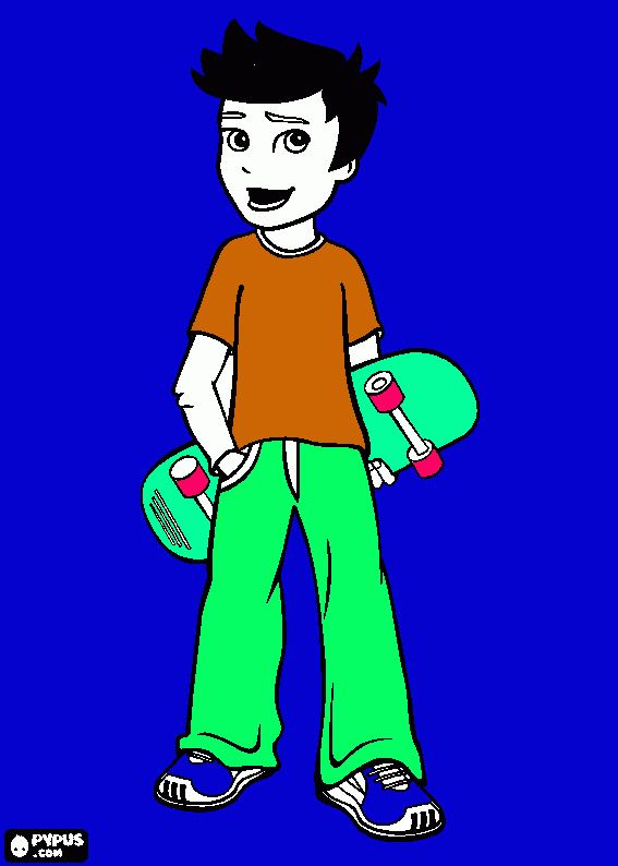 eu propio  para colorir e imprimir