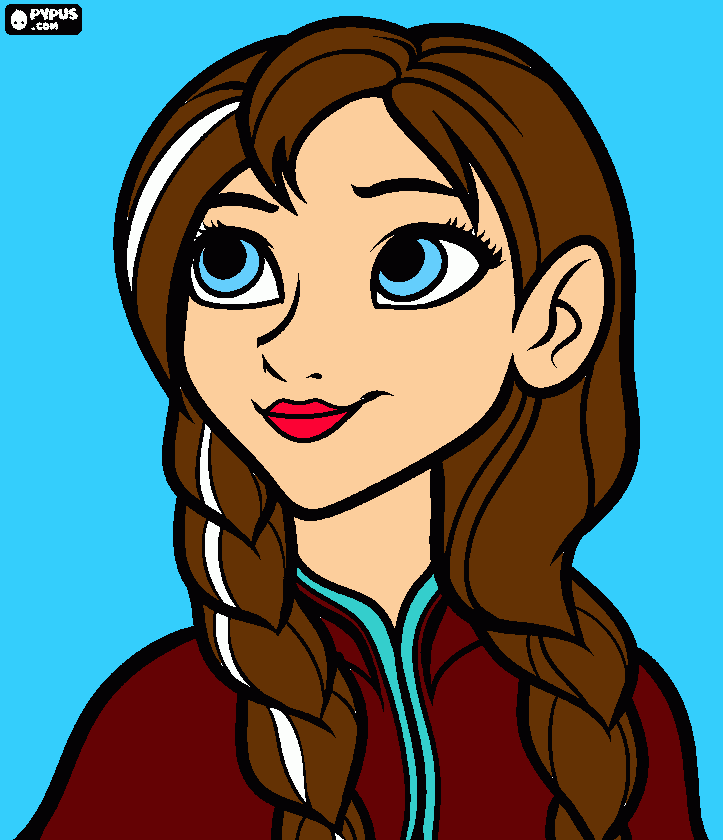 eu que fiz nayra essa e a anna para colorir e imprimir