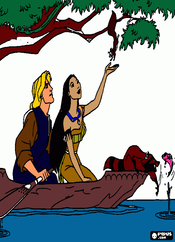 eu ti amo pocagdj para colorir e imprimir