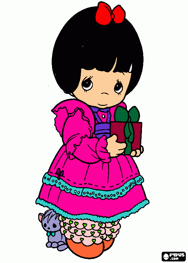 euzinha linda para colorir e imprimir