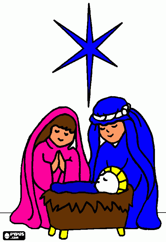 famili santa para colorir e imprimir