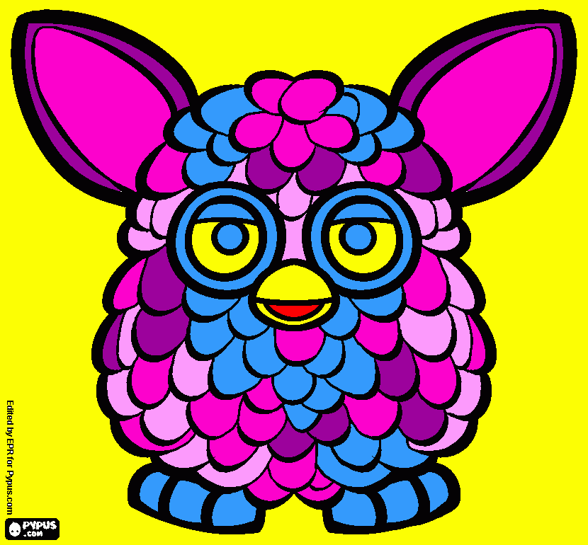 farby totalmete colorido para colorir e imprimir