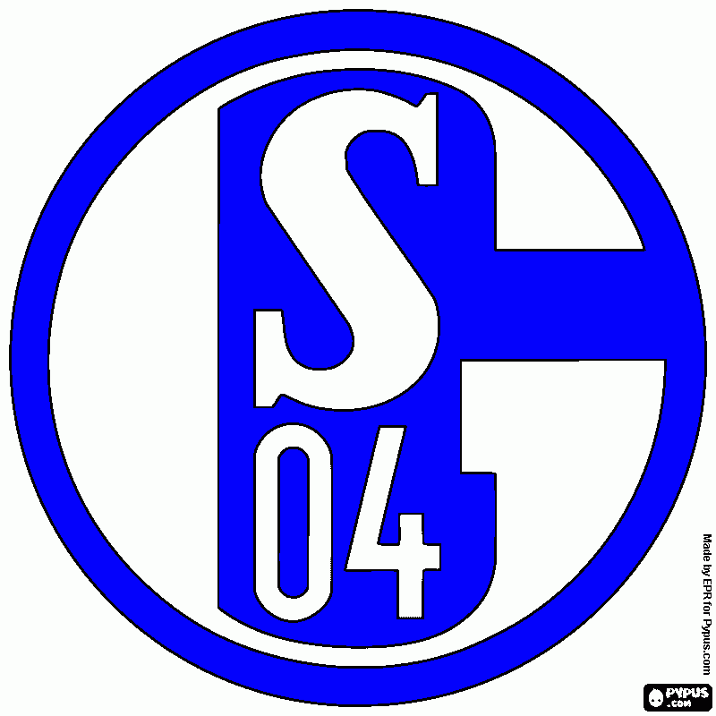 Fc Schalke 04 para colorir e imprimir