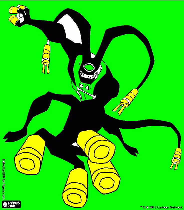 Feedback Ben 10 para colorir e imprimir