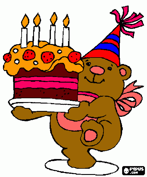 felíz aniversário Mãe! para colorir e imprimir