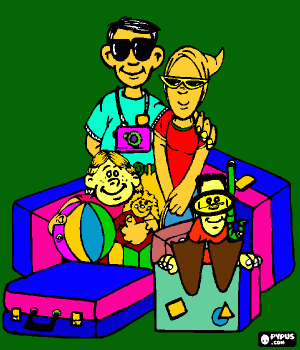 ferias para colorir e imprimir