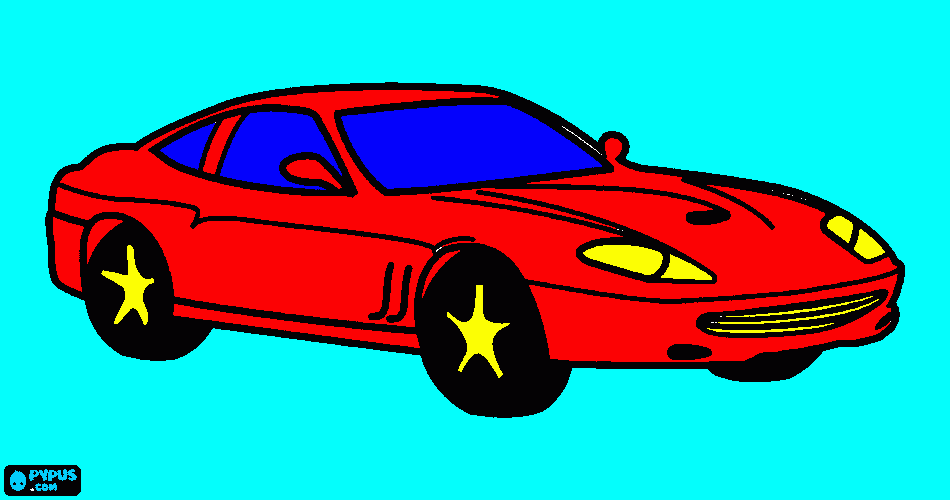 ferrari do João Vitor Martins de Freitas para colorir e imprimir
