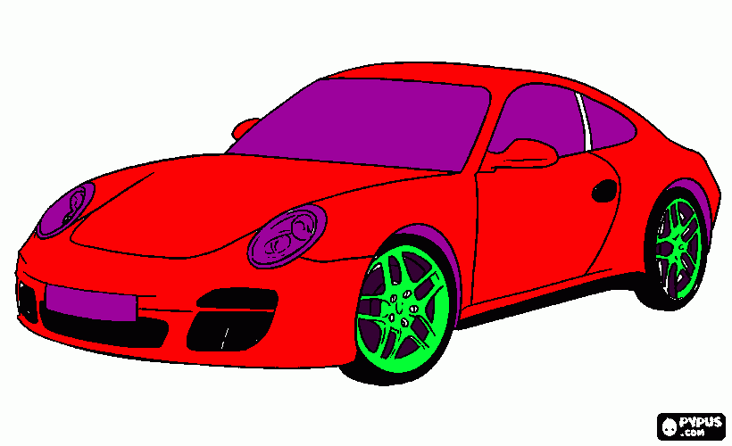 ferrari para colorir e imprimir