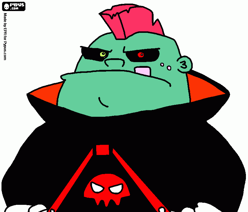 fiko daora para colorir e imprimir