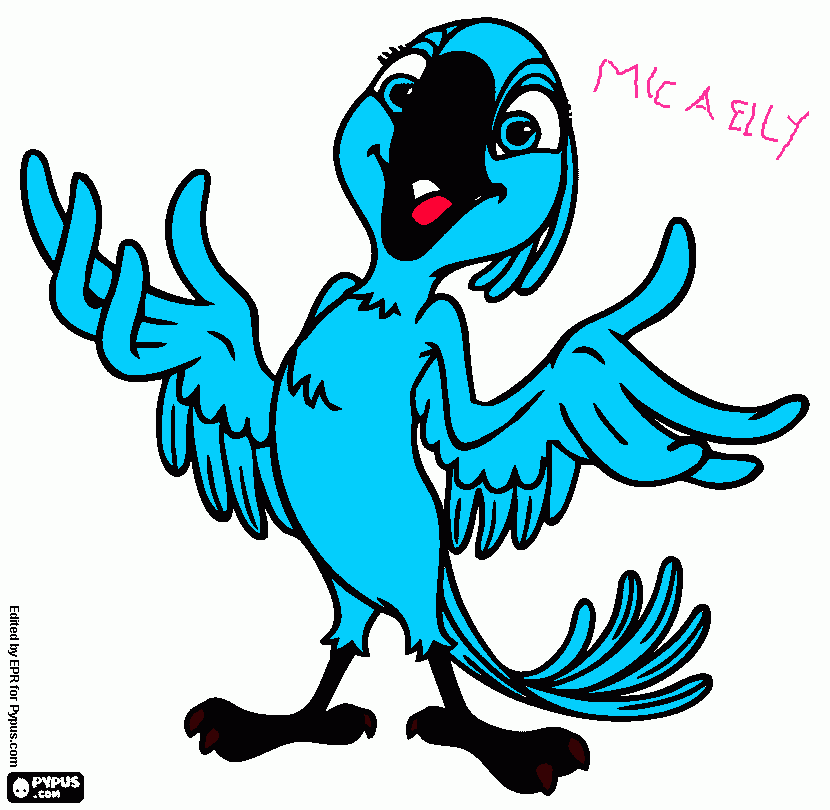 filha de jade e de blu a bia para colorir e imprimir