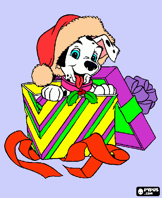 filhote dalmata para colorir e imprimir