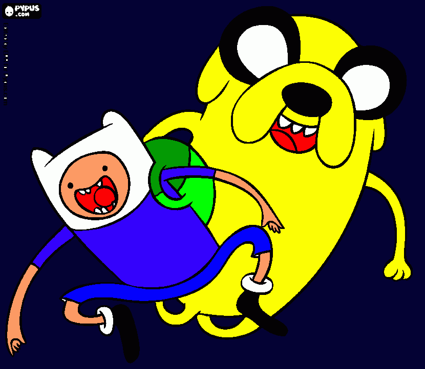 fin para colorir e imprimir