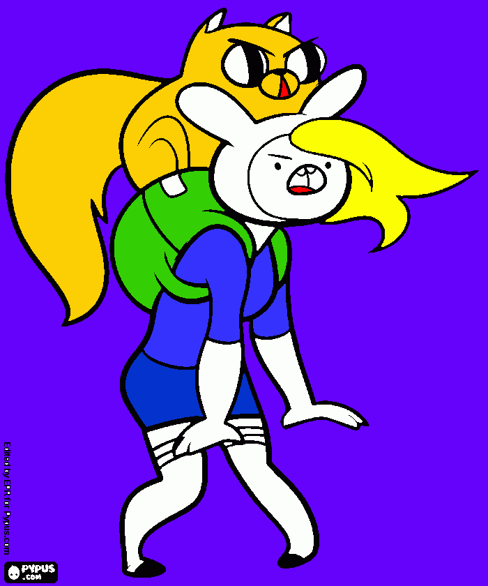 fiona e caike para colorir e imprimir