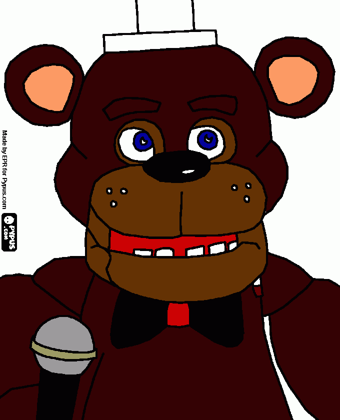 five nights freddy's para colorir e imprimir
