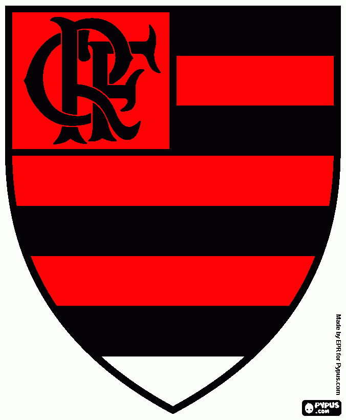 Flamengo FC para colorir e imprimir