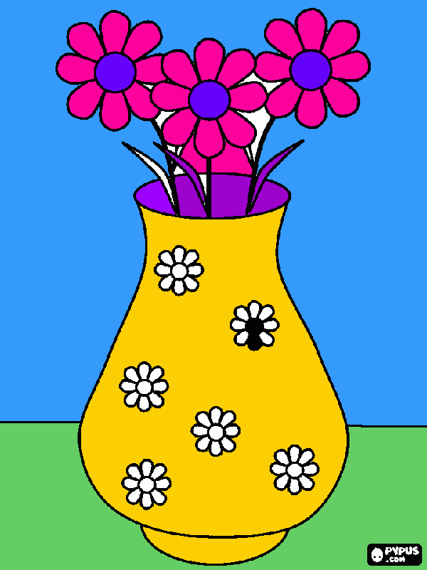 Flor Bia para colorir e imprimir