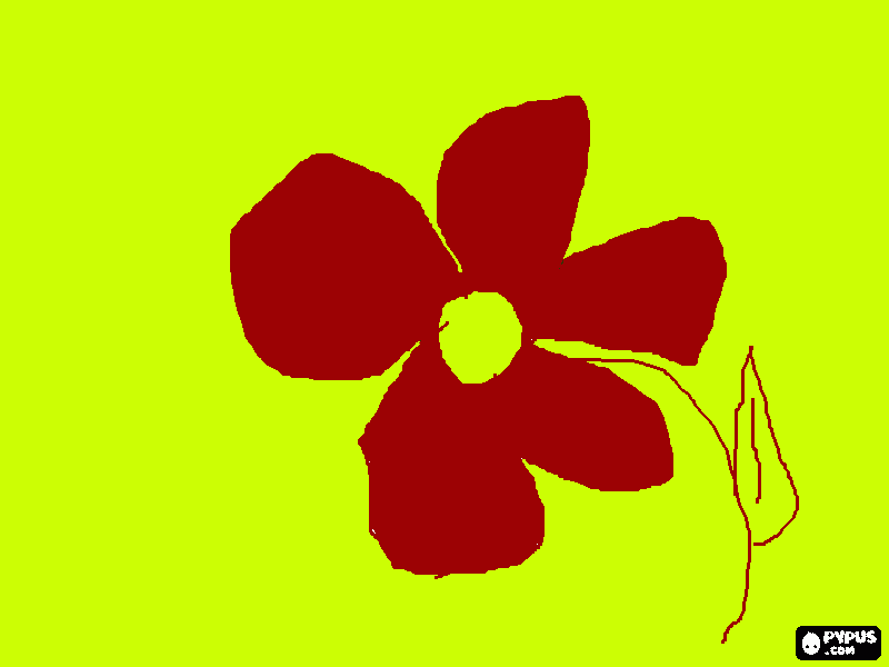 flor do deserto para colorir e imprimir