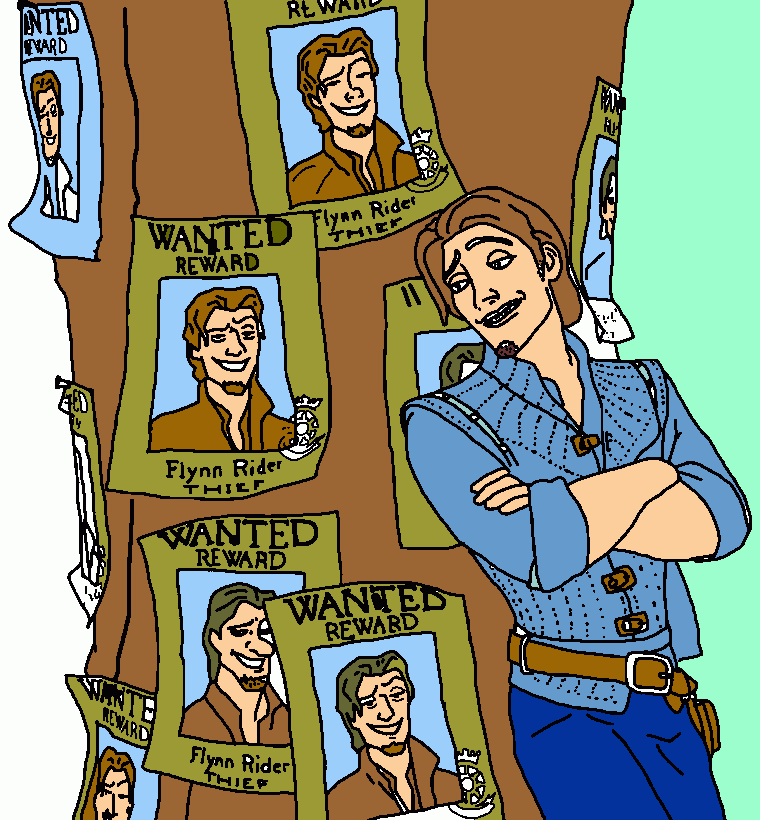 flynn rider para colorir e imprimir