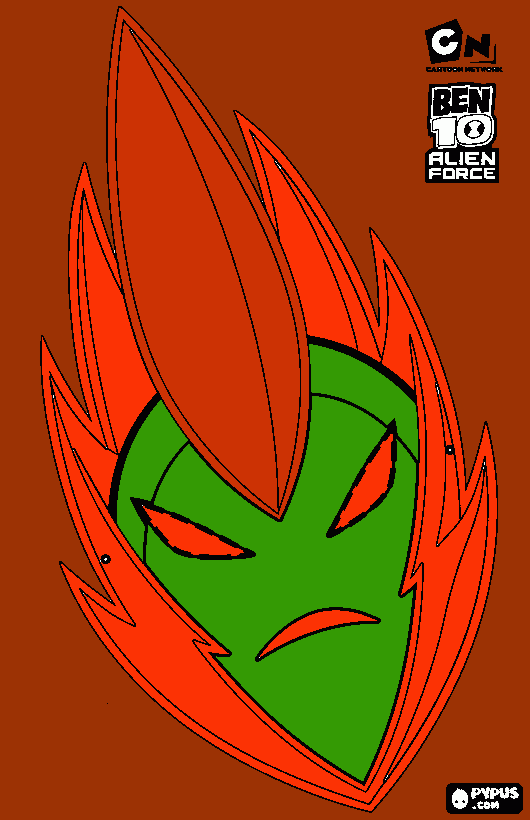 fogo fator para colorir e imprimir