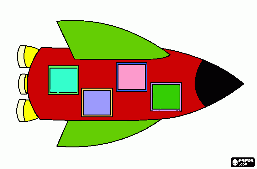 FOGUETINHO para colorir e imprimir