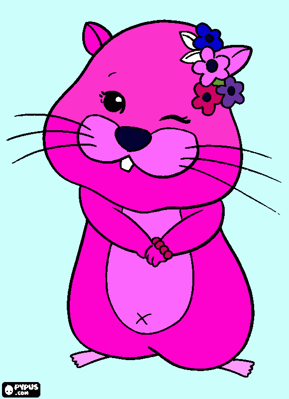 Foi a luisa barbosa que pintou. Vejam como ela gosta de rosa!! para colorir e imprimir