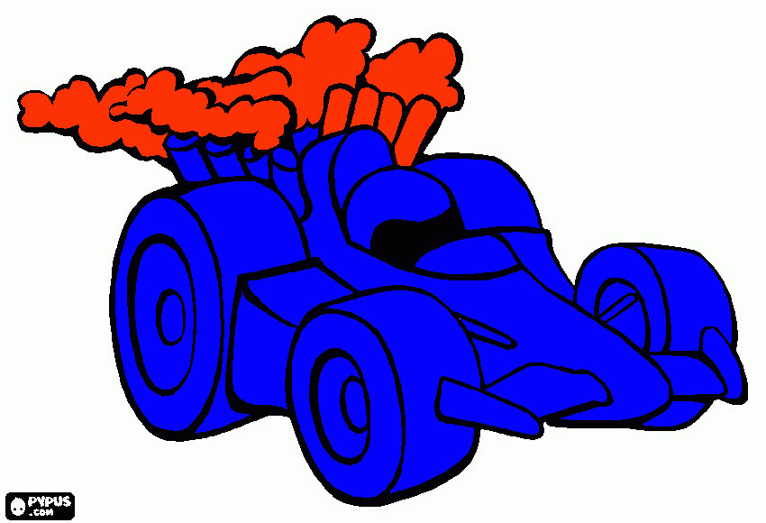 Formula da essa com Corrida Lugar semple para colorir e imprimir