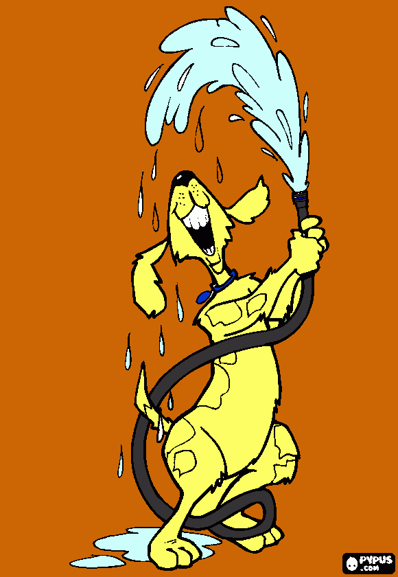 Foto Banho para Ima de geladeira para colorir e imprimir