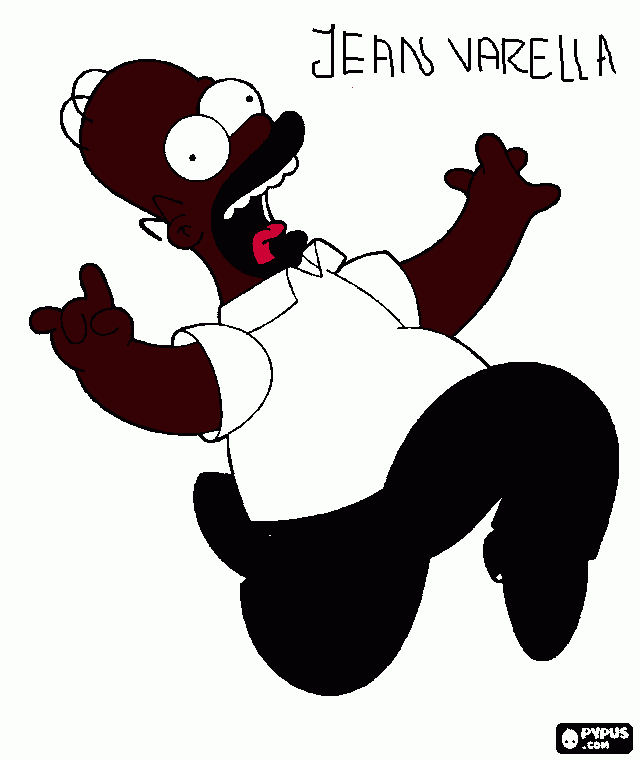 Foto Jean para colorir e imprimir