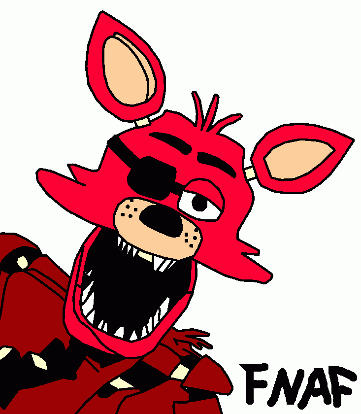 Рисунок фокси. Нарисовать Фокси. Нарисовать Фокси лицо. Фокси для срисовки. FNAF 1 Фокси для срисовки.