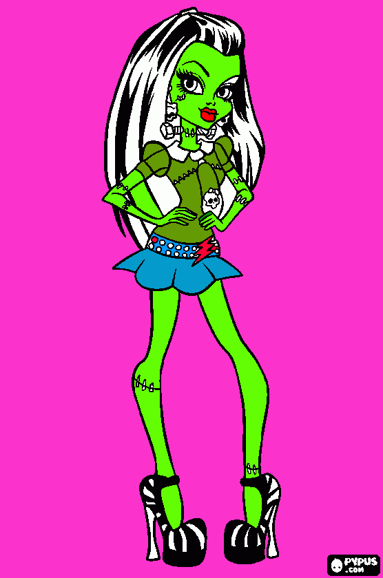 frank linda para colorir e imprimir