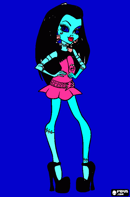 Frankie Aurea para colorir e imprimir