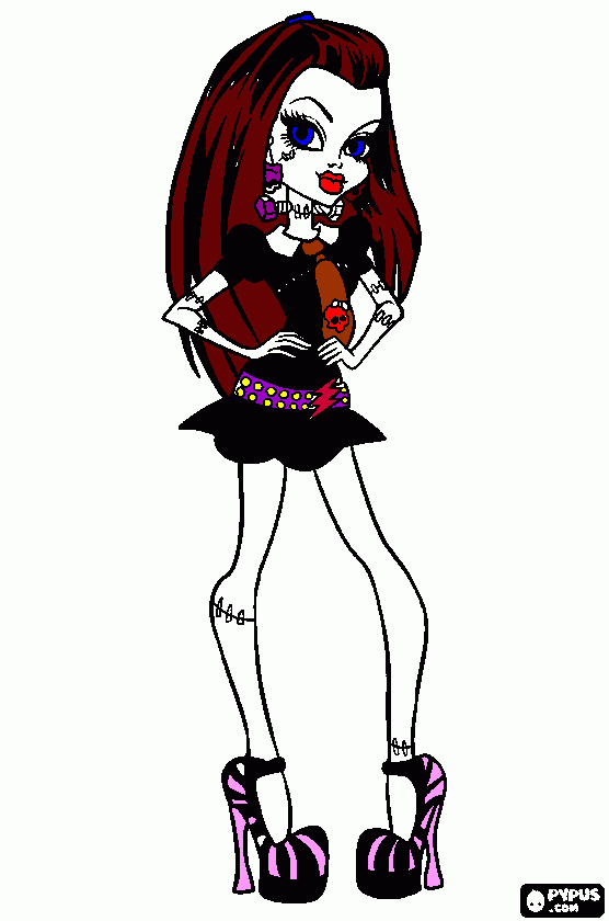 frankie star para colorir e imprimir