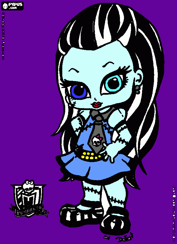Frankie Stein Baby para colorir e imprimir