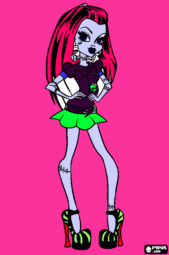 frankie stein para colorir e imprimir