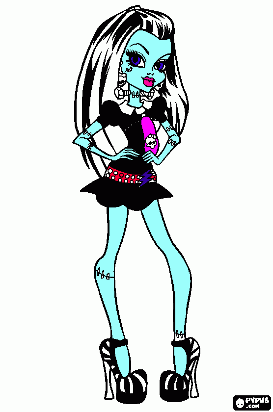 frankie stem para colorir e imprimir