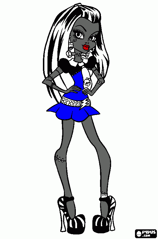 frek para colorir e imprimir