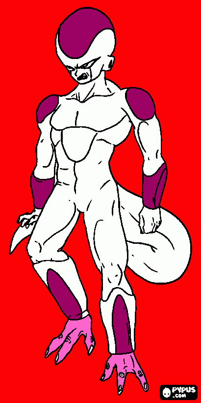 frieza para colorir e imprimir