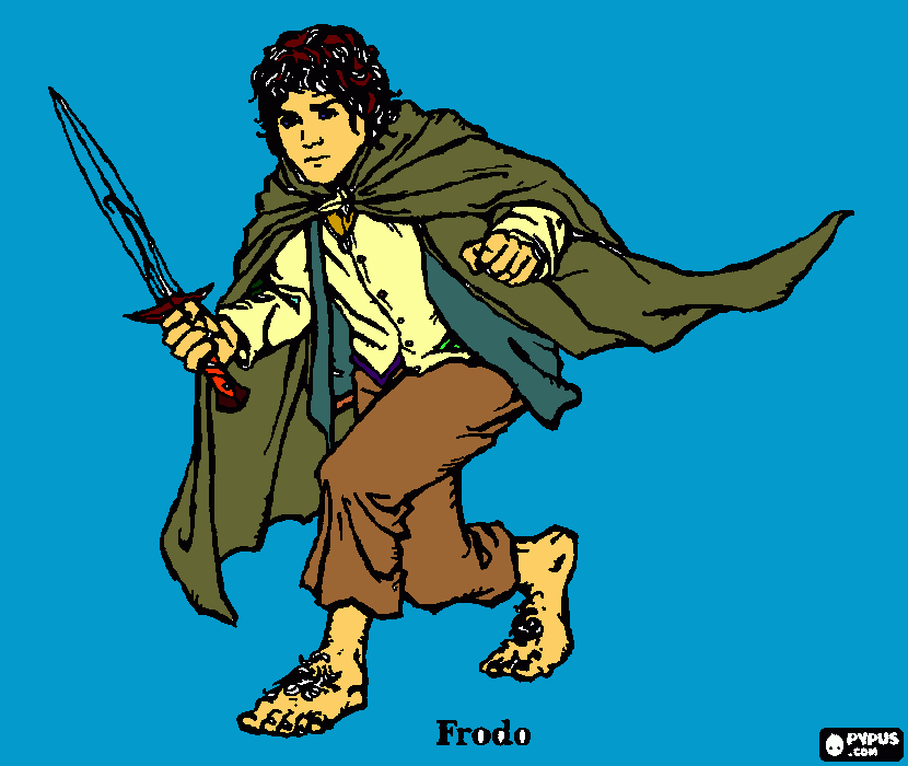 frodo para colorir e imprimir